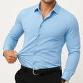 Chemise Extensible Révolutionnaire Sans Repassage - LUXE ET ÉLÉGANCE