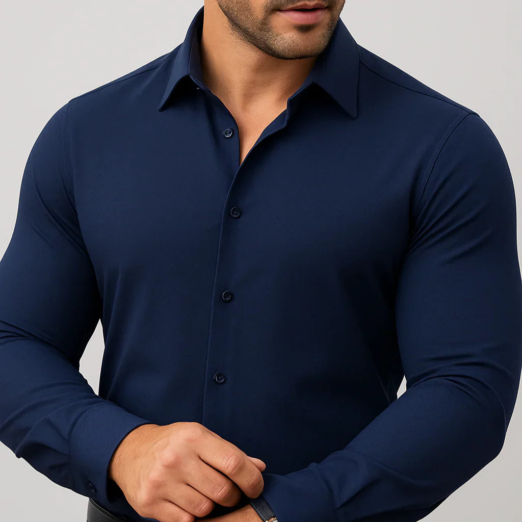 Chemise Extensible Révolutionnaire Sans Repassage - LUXE ET ÉLÉGANCE