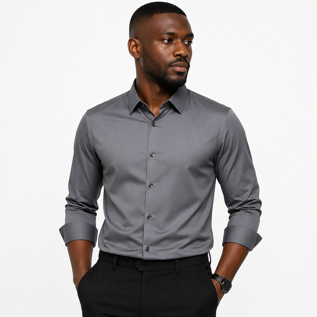 Chemise Extensible Révolutionnaire Sans Repassage - LUXE ET ÉLÉGANCE