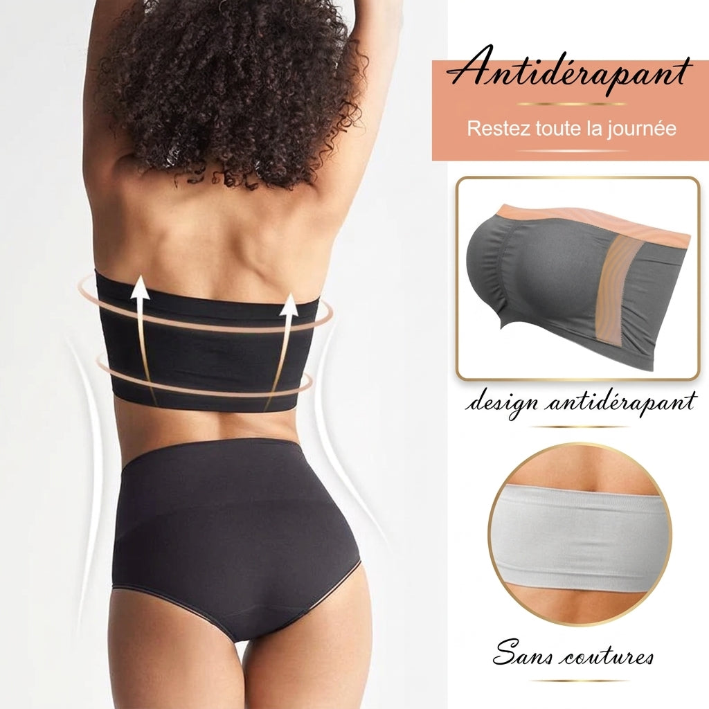 Soutien-gorge sans bretelles convertible PeauDouce