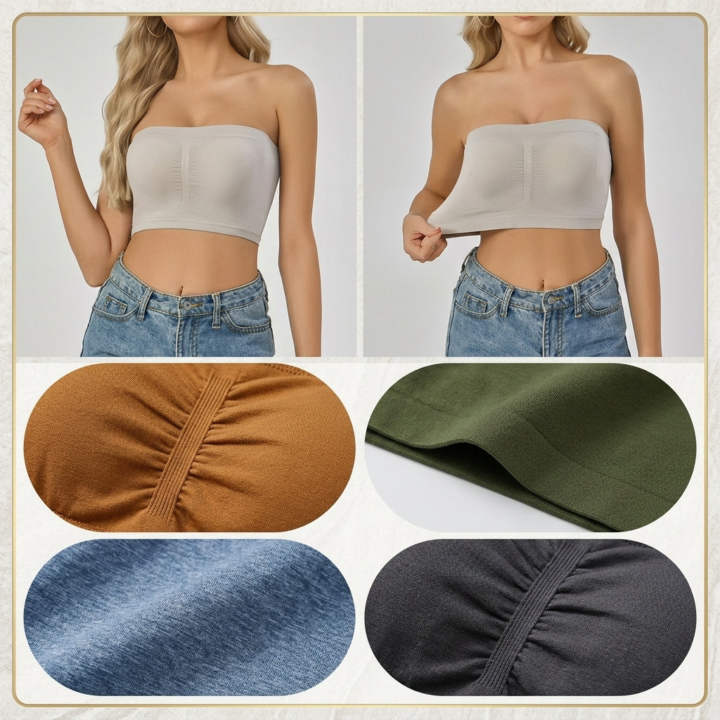 Soutien-gorge sans bretelles convertible PeauDouce