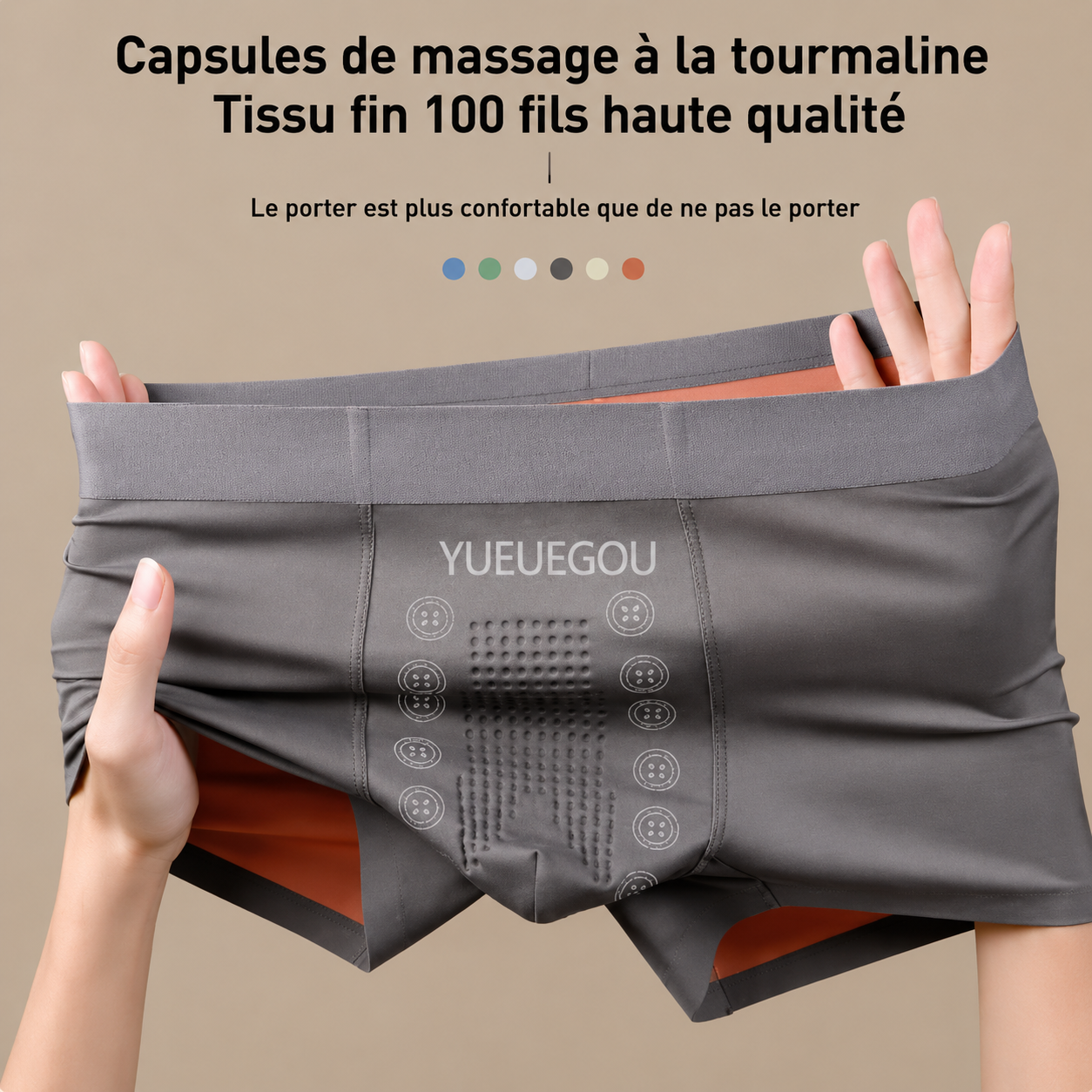 Boxers Antibactériens Sensation 360 — Hygiène & Confort Absolu