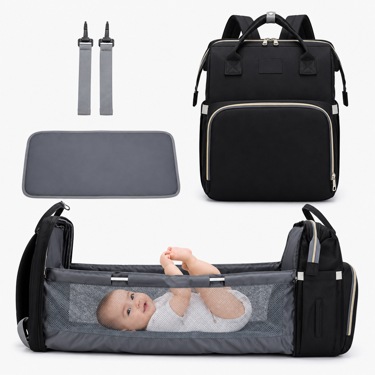 Sac à Langer Multifonction — Sac à Dos