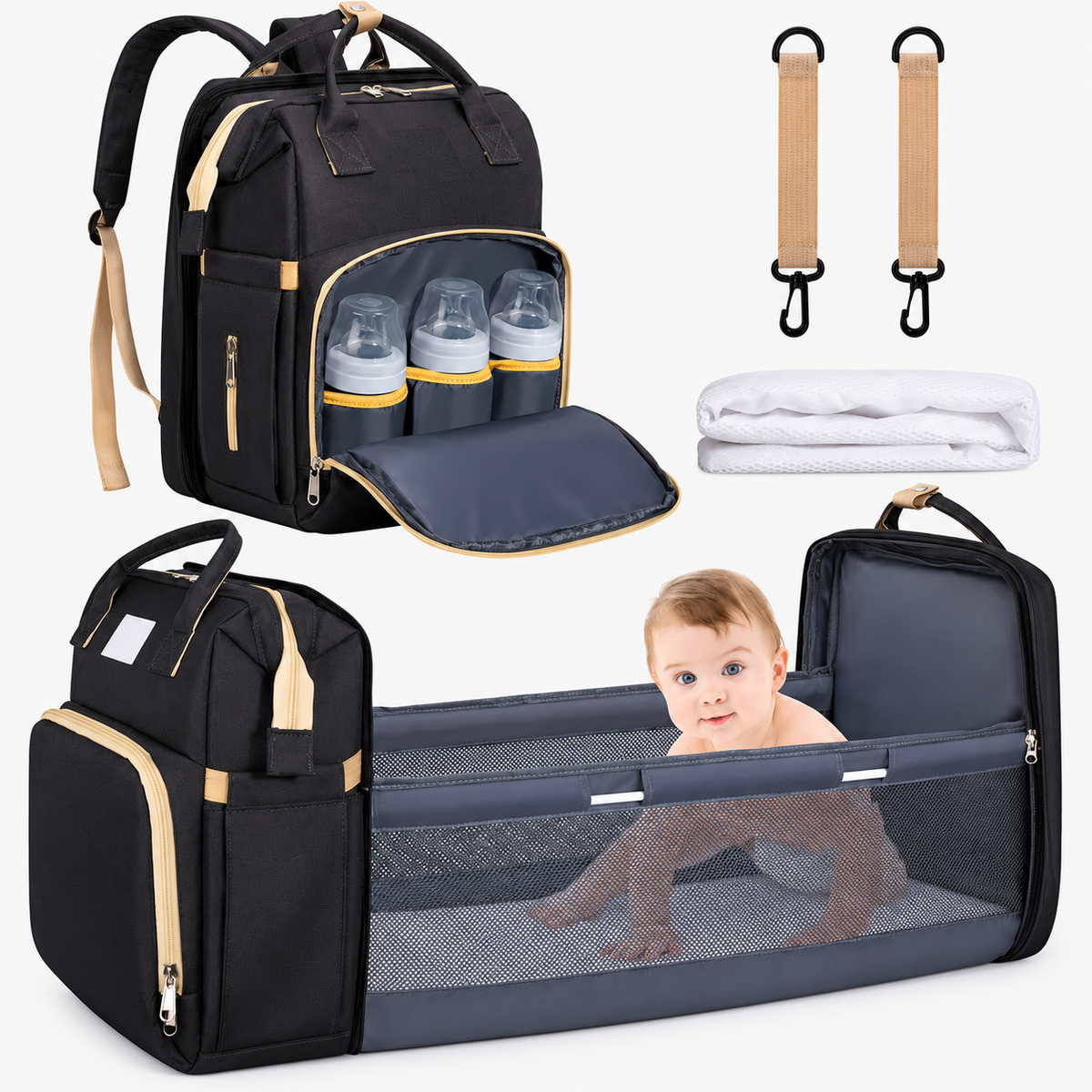 Sac à Langer Multifonction — Sac à Dos